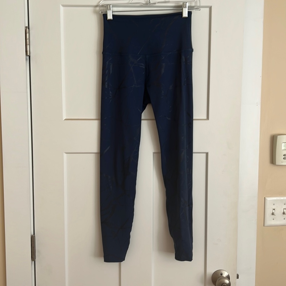 Beyond Yoga, high waisted, ankle length yoga pants with matching sports bra